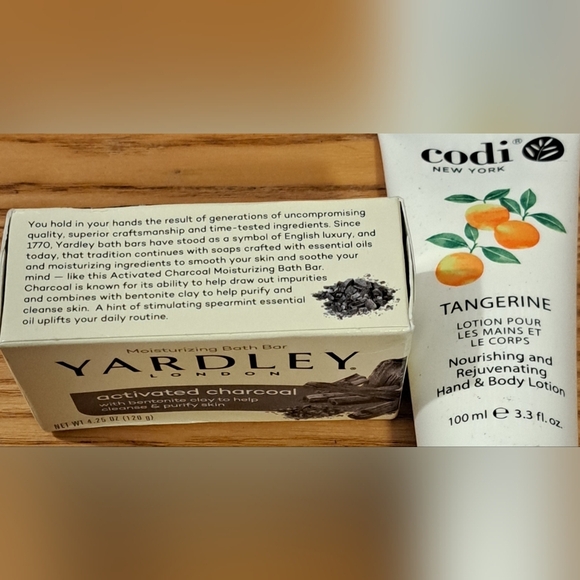 NIB Lot Of Codi & Yardley Self Care Cleansing Bath Shower Soap Lotion Skin Care - Picture 3 of 4